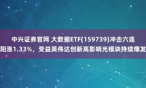 中兴证券官网 大数据ETF(159739)冲击六连阳涨1.33%，受益英伟达创新高影响光模块持续爆发